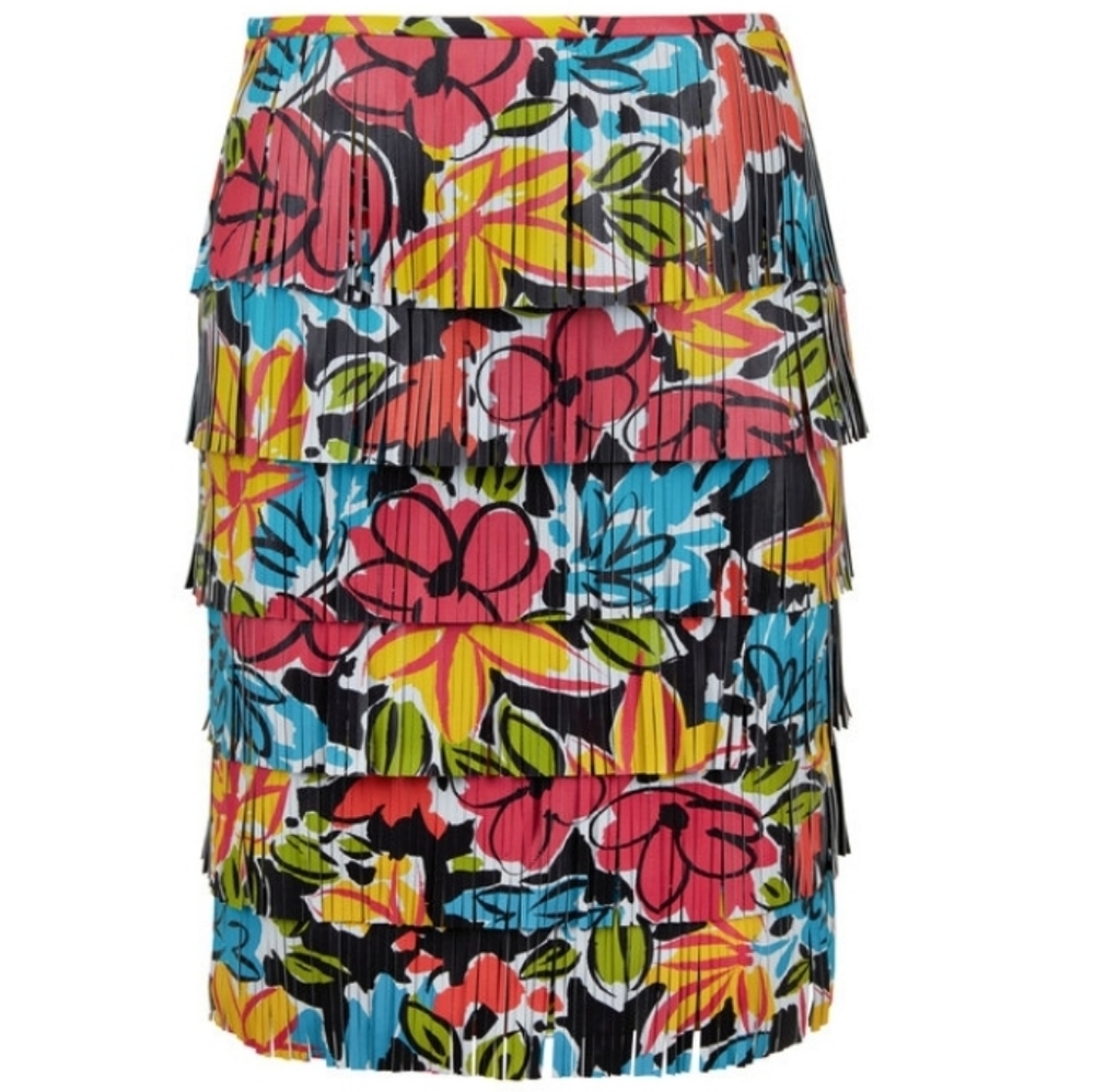 Michael Kors Collection Multicolor Floral Skirt